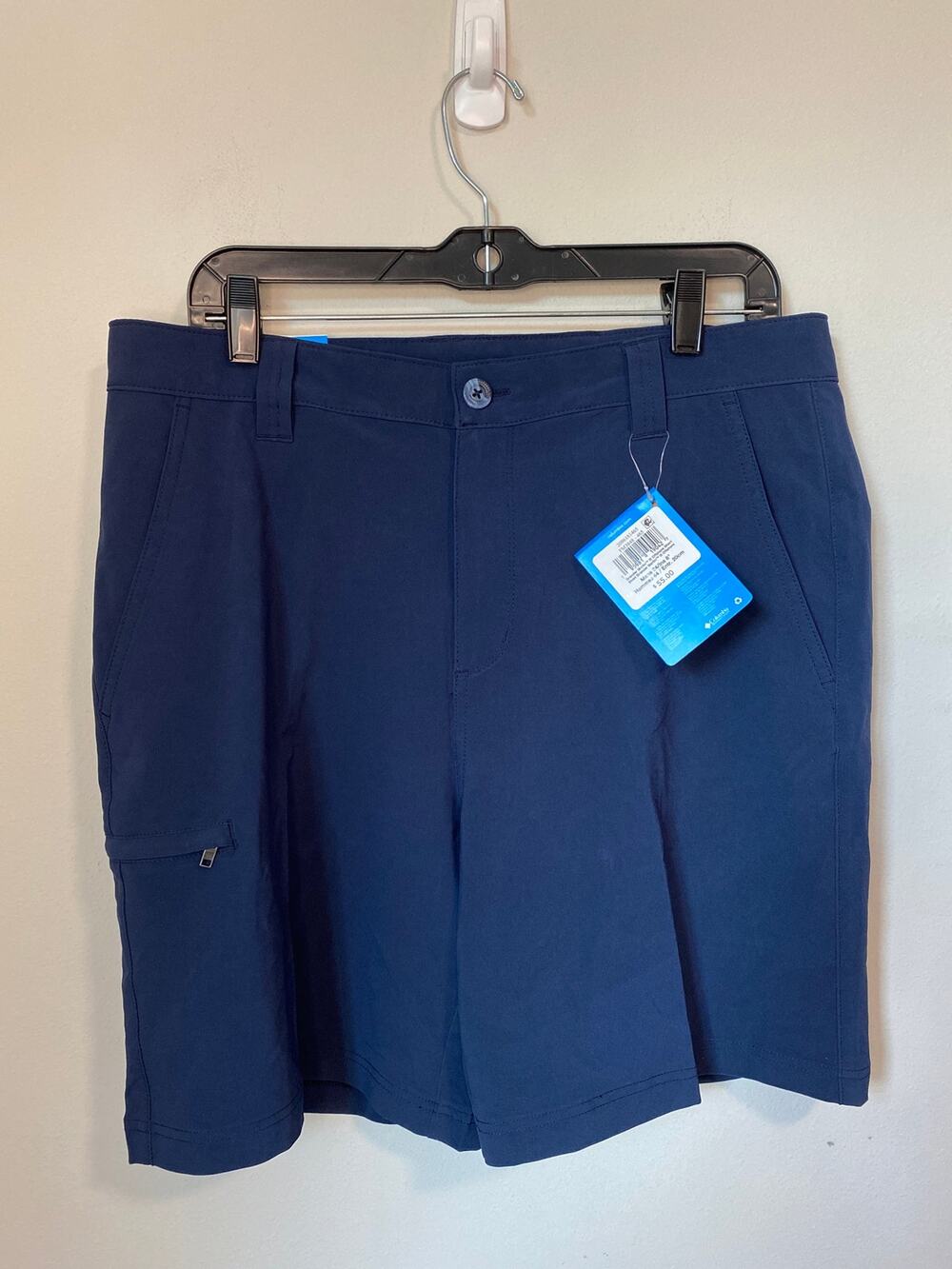 New Columbia Gran Marlin III Offshore Shorts Navy Men’s 34 8” Inseam